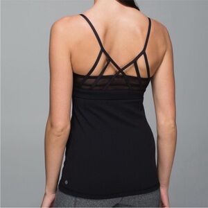Lululemon Just Breathe Tank Black | Size 6